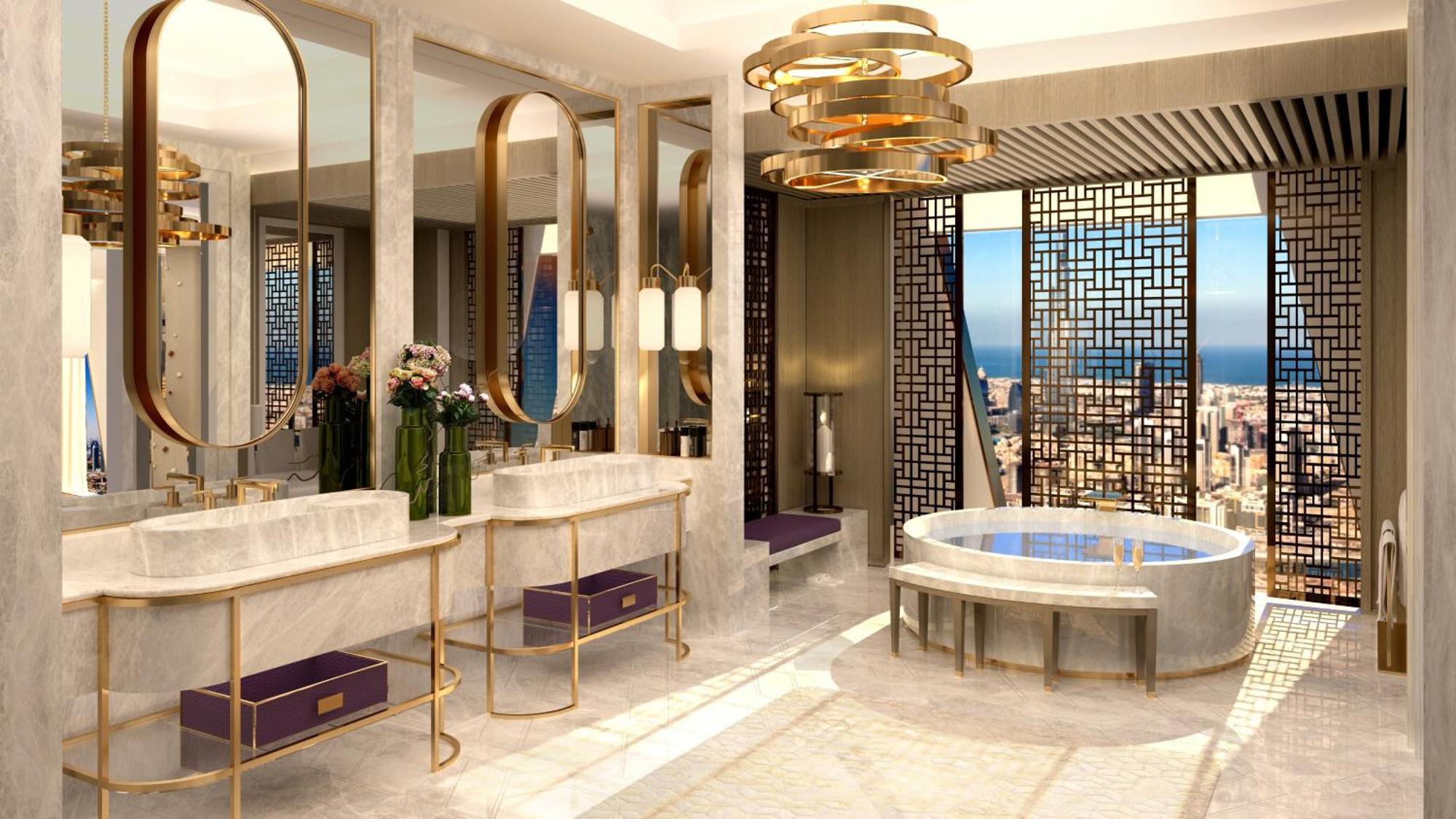 Mandarin Oriental Downtown, Dubai Hotel Bagian luar foto