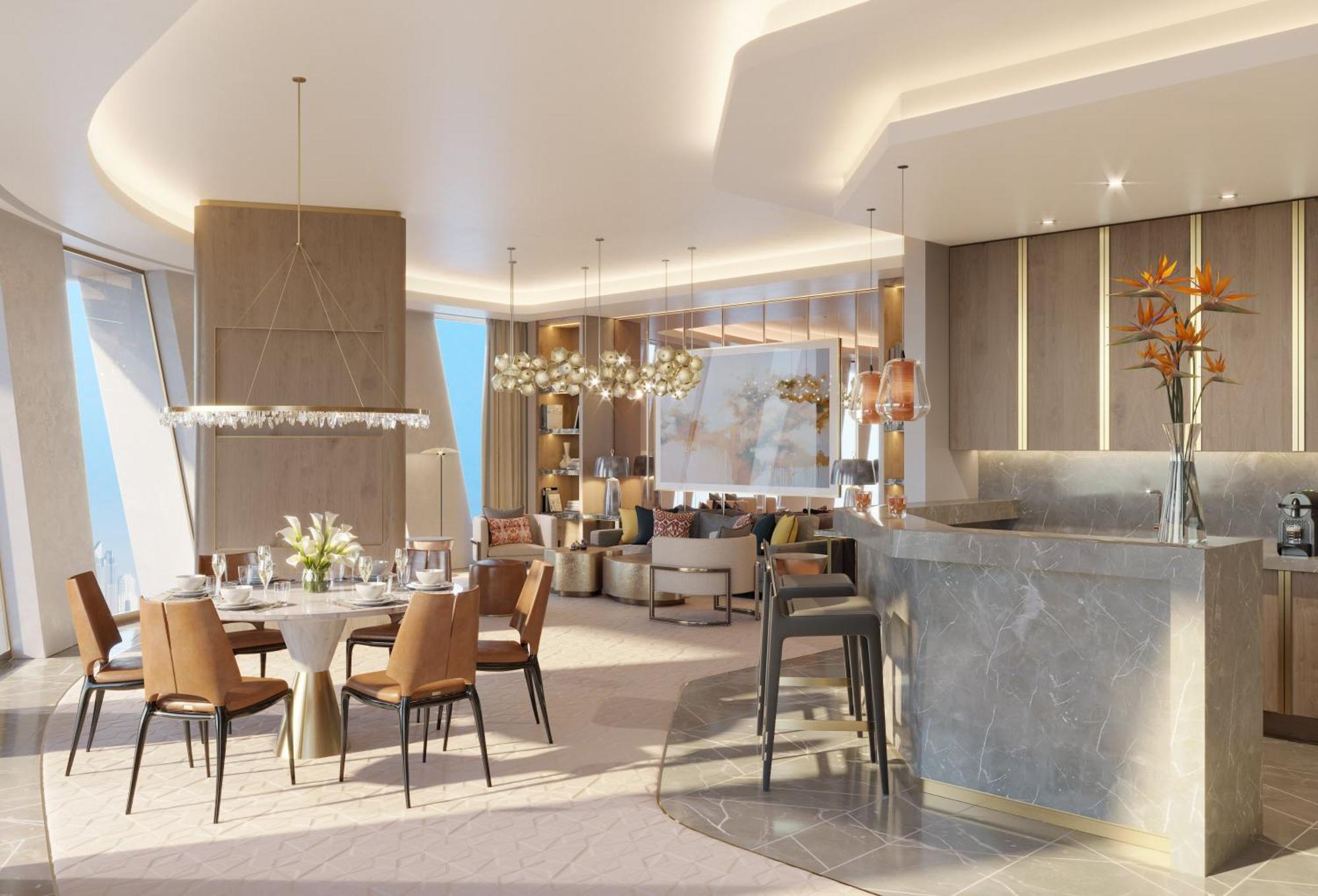 Mandarin Oriental Downtown, Dubai Hotel Bagian luar foto